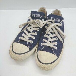 ◇ CONVERSE コンバース 1CK696 スニーカー サイズ24.5 ネイビー レディース E