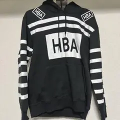 HBA パーカー　フーディ　ブラック