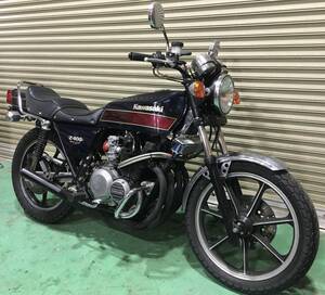 Z400J リアディスク化 Z400FX E4カラー 車検令和6年12月 国内登録済 書類付 エンジン始動確認 Z550FX