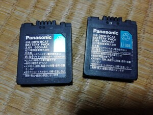 Panasonic パナソニック DMW-BCA7 バッテリー コンパクトデジタルカメラ用　まとめ　2点