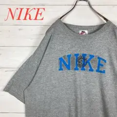 【NIKE】半袖Tシャツ☆灰☆XL☆センタープリント☆旧タグ