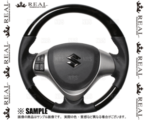 REAL レアル オリジナル (ブラックウッド/ブラックステッチ)　スペーシア/カスタム　MK32S/MK42S　2013/3～2017/12 (MR31-BKW-BK