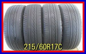 ■中古タイヤ■　215/60R17C 109/107R GOODYEAR EAGLE#1 ハイエース エクストレイル等 夏タイヤ オンロード 激安 中古 送料無料 B291