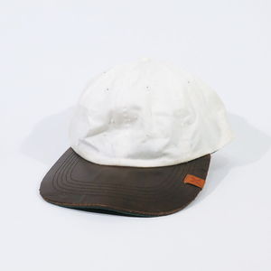 VISVIM ビズビム 17AW EXCELSIOR CAP LEATHER BILL 0117203003026 ヴィズヴィム エクセルシオール キャップ 帽子 ホワイト Junk