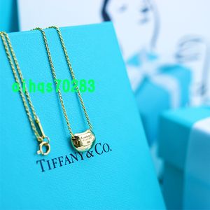 ♪即決♪新品　未使用 TIFFANY &Co. ティファニービーンネックレス9mm　Ｋ18