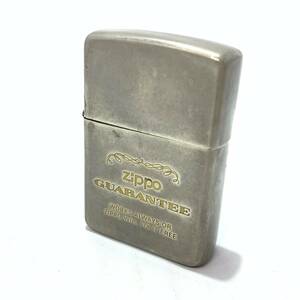 1円～ 6T50381124 ZIPPO ジッポー GUARANTEE ギャランティー オイルライター 1985年 喫煙具 現状品 火花確認 着火未確認 当時物