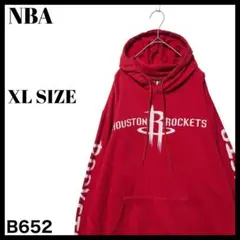 古着 NBA ヒューストン ロケッツ パーカー アームプリント リブライン XL