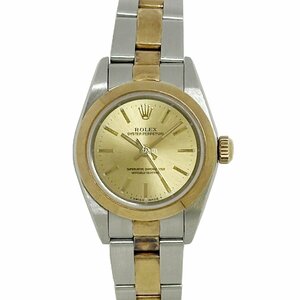 ROLEX ロレックス 76183 Oyster Perpetual オイスターパーペチュアル シャンパン 1998年 自動巻き J60084