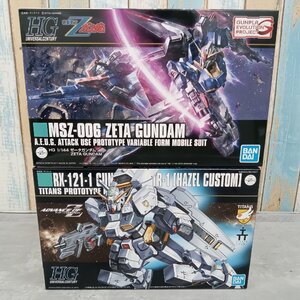 BANDAI 機動戦士ガンダム HG 1/144 MSZ-006 ゼータガンダム+1/144 RX-121-1 ガンダム TR-1 [ヘイズル改] HG 2個セット ガンプラ 未組立品