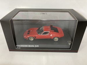 京商 1/43 ランボルギーニ ミウラ SVR レッド リアカウル開閉 (Kyosho) 新品