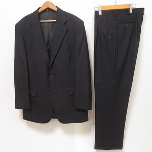 #axc アクアスキュータム Aquascutum シングルスーツ 黒 S2B サイドベンツ メンズ [910012]