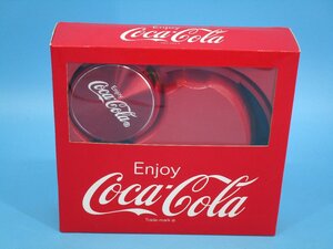 未使用　コカ・コーラ　 ヘッドフォン　Ver9　A　レッド　 Coca-Cola 　クラフトシート梱包　（池　NJ75