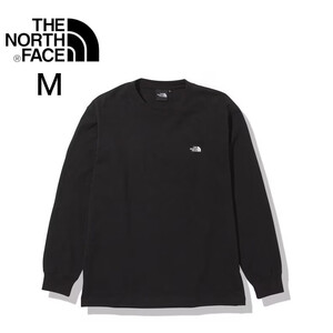 【J-85】 THE NORTH FACE　ノースフェイス　ロングスリーブヌプシコットンティー NT32345 サイズ：M カラー：ブラック