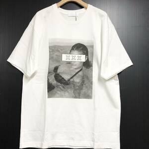 ○★新品未使用　 GOD SELECTION XXX (ゴッドセレクショントリプルエックス)　Tシャツ　M　ホワイト プリント柄★○