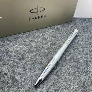 PE268□PARKER パーカー ツイスト式 ボールペン アーバン スレッドシルバー 筆記確認済み 箱付き ★記念品