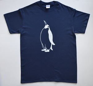 ペンギンTシャツ、ネイビー、メンズM, 送料無料、penguin, 新品