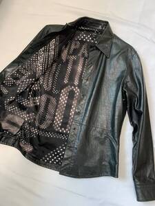 Jean Paul GAULTIER ジャンポールゴルチエ ゴルチェ　レザー 革　ジャケット　シャツ　アーカイブ　archive leather jacket