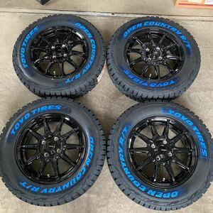 【GSPEED G-05】TOYOオープンカントリーRT 165/80R14ホワイトレターチューナーサイズ　リフトアップ軽トラ 軽バン エブリィハイゼット