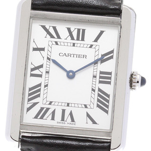 カルティエ CARTIER WSTA0028 タンクソロ LM クォーツ メンズ _839396