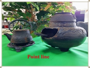 ビンテージ 風炉釜 茶釜 茶道具　釜祠　南部鉄器/鉄瓶 骨董 煎茶道具 銘在りセット　長期保管品　現状渡し