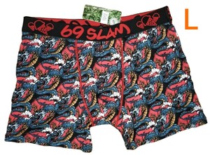 69slam ロックスラム ボクサーパンツ オーガニック コットン バンブー素材 Lサイズ