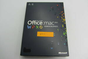 送料無料＃1202 Microsoft Office Mac 2011 Home & Business ワード エクセル 1ユーザー 1マック