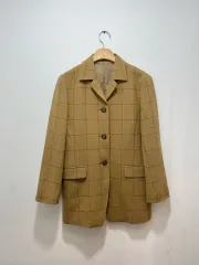 【雷市場（ポンジャン）商品韓国直送】 DAKS DAKS(ダックス) ウール チェック ジャケット ( MADE IN JAPAN ) レディース L