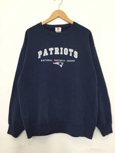 NFL TEAM APPAREL アメフト PATRIOTS ペイトリオッツ チームロゴ スウェット スウェットシャツ トレーナー メンズL 【状態良好】