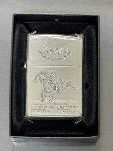 zippo Tokai Teio BIRTHDAY 1988.4.20 トウカイテイオー 年代物 1994年製 silver シルバー 競馬 両面デザイン JRA 競走馬 ケース 保証書