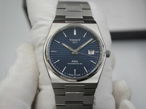 中古キレイ●ティソ PRX パワーマティック80●T137407A●TISSOT 自動巻き 裏スケルトン メンズ腕時計 2021購入