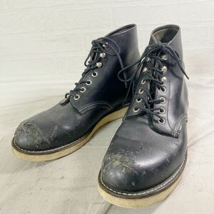 3972☆ RED WING レッドウィング シューズ 靴 レザーブーツ メンズ アメリカ製 26 ブラック