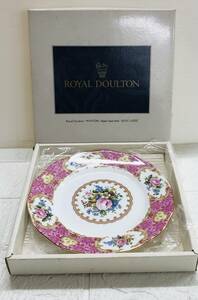 同梱不可★【在庫処分価格】ROYAL DOULTON ロイヤルドルトン プレート お皿 花柄☆T11-190J