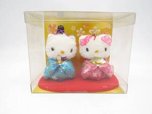 ZA816/未使用 ハローキティ ぬいぐるみ ヒナヌイグルミセットSS 2003 キティ ダニエル ひな祭り HELLO KITTY Sanrio SMILES 保管品 