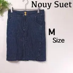 『Nouy Suet』（M）＊ミニスカート＊ストライプ＊デニム＊カジュアル