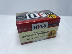 SONY　オーディオカセットテープ　4C-60HF　TYPE1 (NORMAL) POSITION　発送60サイズ　未使用　未開封