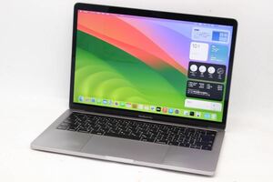 良品 2K対応 13.3型 Apple MacBook Pro A2159 (TouchBar-2019) グレー macOS 14 sonoma 八世代 i5-8257U 16GB NVMe 256GB-SSD 管:0957h