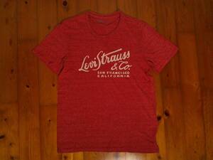 ☆ リーバイス【Levi`s】 プリント半袖Tシャツ Ｔシャツ S/P/CH 赤 