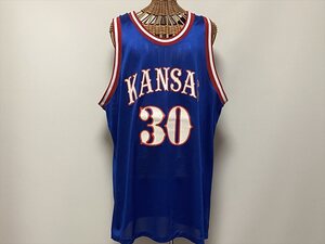 ★USED/KANSAS/LOGO ATHLETIC/UNIFORM/BASKETBALL/TANKTOP/L SIZE/カンザス/バスケジャージ/ロゴアスレチック/ナンバリング/タンクトップ★