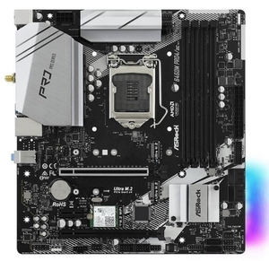 ASRock B460M Pro4/ac LGA 1200 Intel B460 SATA 6Gb/s Micro ATX Intel Motherboard