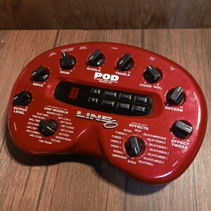 ※動作未確認※LINE6 POD THE ULTIMATE GUITAR DIRECT BOX Version 2.0 アンプシミュレーター マルチエフェクター