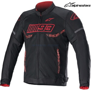 在庫あり アルパインスターズ ジャケット 3300922 MM93 LOSAIL v3 AIR JACKET ASIA BLACK BRIGHT RED(1303) サイズ:M