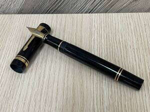 ◇年代物【極美品】PARKER パーカー デュオフォールド センテニアル 万年筆 ブラック ペン先18K 750 筆記用具 文房具 筆記未確認【G790CK】