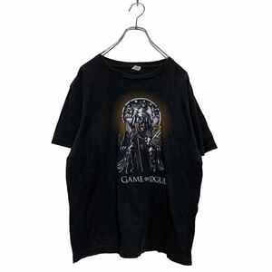 TULTEX 半袖 プリントTシャツ M ブラック タルテックス メキシコ製 クルーネック バットマン 古着卸 アメリカ仕入 a604-5505