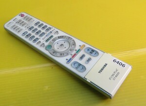 即発送！AU-6406 ■TOSHIBA 東芝　テレビリモコン　CT-90225 ■　動作品　保証付