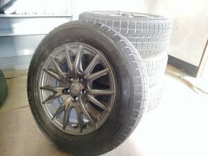 【溝アリ】 195/65R15 TOYOタイヤ GARIT G5 スタッドレスタイヤホイール 4本セット