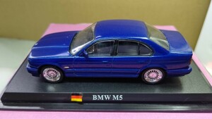 スケール 1/43 BMW M5 ！ ドイツ 世界の名車コレクション！ デル プラド カーコレクション！ 右ミラー欠落。