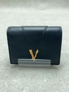 VERSACE◆2つ折り財布/-/BLK/メンズ