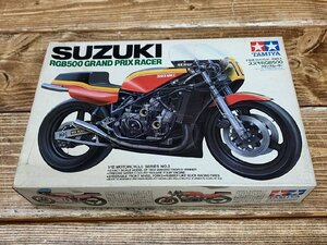 【J3-2054】未組み立て TAMIYA 1/12 オートバイ No.3 1403 SUZUKI RGB500 GRAND PRIX RACER スズキ RGB500 グランプリレーサー【千円市場】