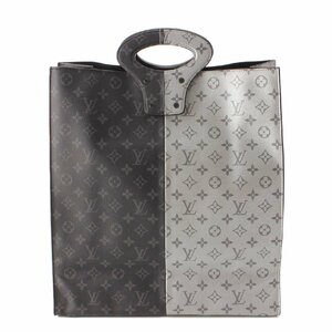 【ルイヴィトン】Louis Vuitton モノグラムエクリプス スプリット バイカラー トートバッグ M43816 ブラック【中古】207369