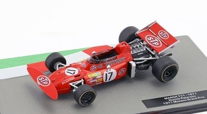 Altaya　1/43　マーチ・711　#17　R．ピーターソン　1971 モナコGP2位